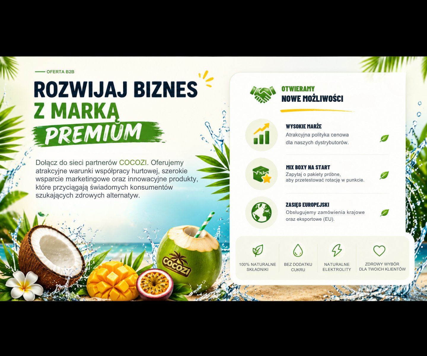 Rozwijaj biznes z marką premium COCOZI