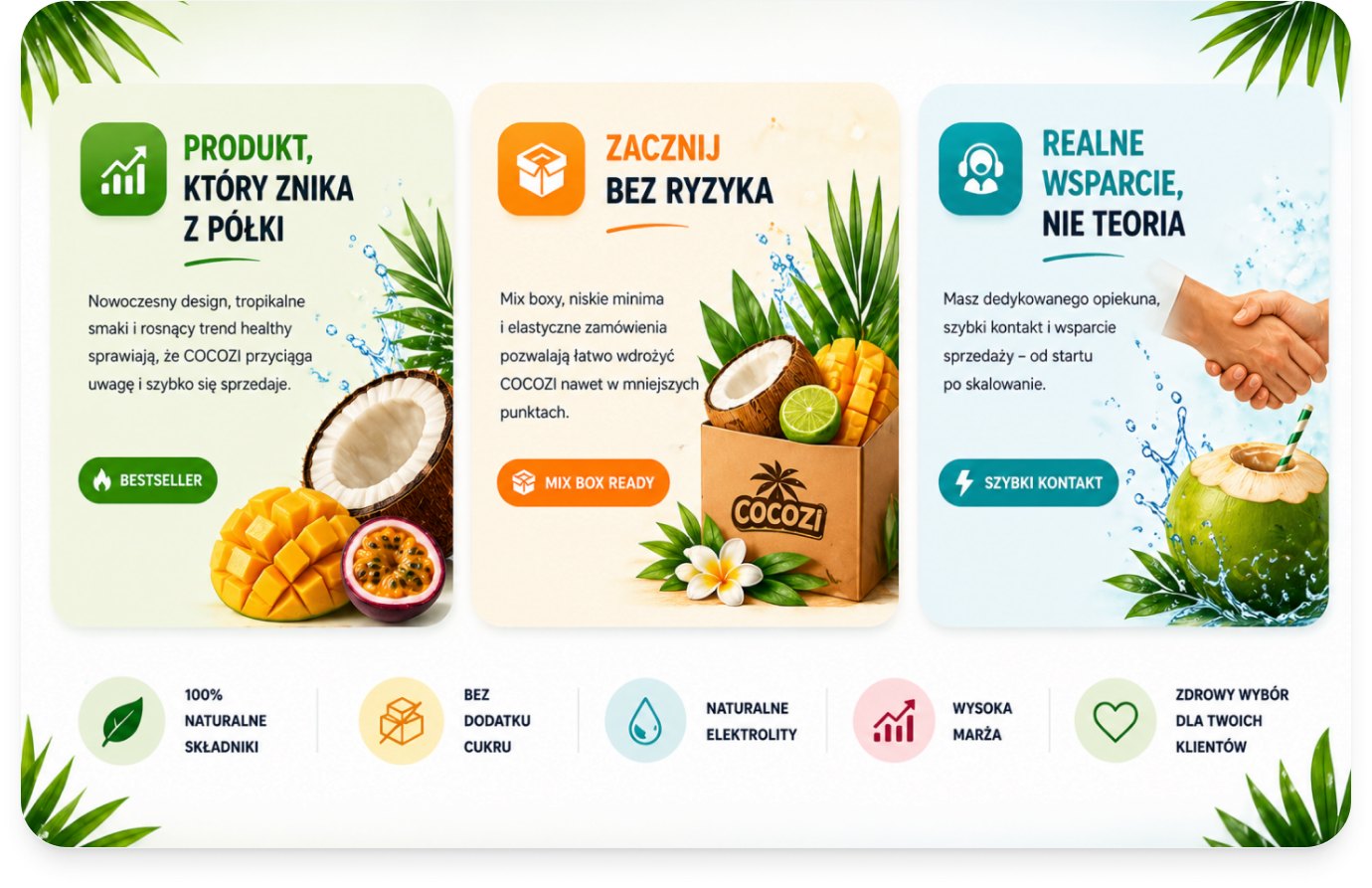 Produkt który znika z półki, zacznij bez ryzyka, realne wsparcie