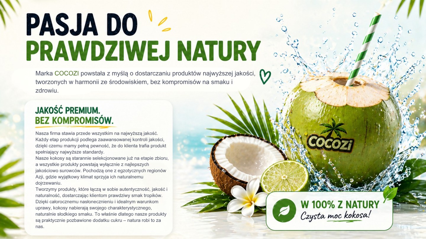 Pasja do prawdziwej natury - COCOZI